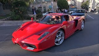 Ferrari Enzo  Exhaust Sounds in Monaco [upl. by Elocan84]