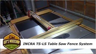 Incra TSLS Table Saw Fence Features and Benfits [upl. by Boys]