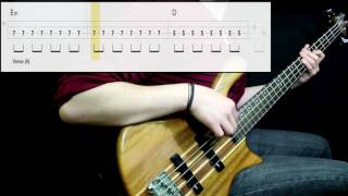 Black Sabbath  Paranoid Bass Cover Play Along Tabs In Video [upl. by Inge]