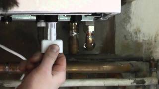 how to fill a worcester bosch 25si boiler with internal filling link [upl. by Gnidleif]