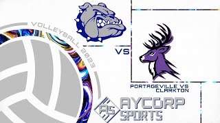 Portageville VS Clarkton  Volleyball  October 2nd 2023 [upl. by Alehs]