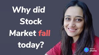 Why Stock Market Crashed today  Why did stock market fall today shorts [upl. by Clapp639]