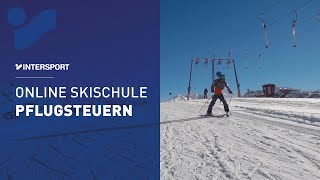 Skifahren lernen Pflugsteuern  vom Pflug auf die Kanten mit Matt  INTERSPORT Online Skischule 58 [upl. by Cerracchio]