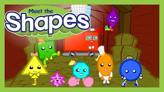 Meet the Shapes FREE  Preschool Prep Company [upl. by Anrehs735]