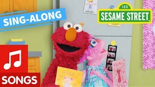 Sesame Street Elmo and Abbys Valentines Day Song  Lyric Video [upl. by Solrak]