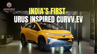 Unveils UrusInspired Tata Curvv EV  Autostarke [upl. by Mosera116]