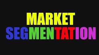 Market Segmentation and Target Market [upl. by Ramonda]