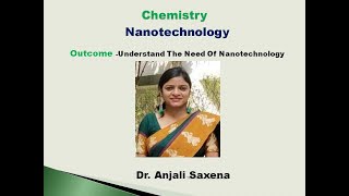 Nanotechnology By Dr Anjali Ssaxena [upl. by Otte994]