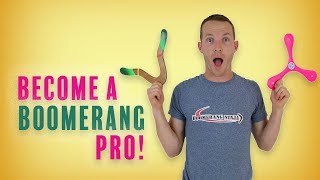 BEST quotHOW TO THROW A BOOMERANGquot TUTORIAL [upl. by Neelie310]