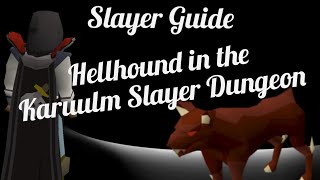 OSRS Mobile Slayer Task Hellhounds in the Karuulm Slayer Dungeon [upl. by Nel493]