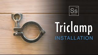 Installing Triclamps on Sanitary Fittings [upl. by Selij741]