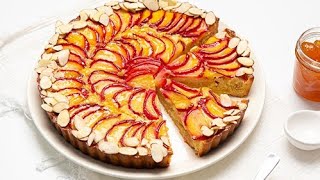 Delicious French Classic Plum amp Frangipane Tart Recipe [upl. by Bensen]