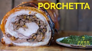 PORCHETTA  Roast Crispy ITALIAN PORK  John Quilter [upl. by Nolat626]