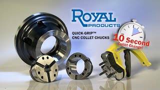 Royal Products QuickGrip™ CNC Collet Chuck [upl. by Ennayt215]