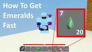 How To Get Emeralds Fast  BedWars  Roblox [upl. by Yvette463]