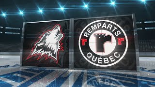 313 RouynNoranda Huskies 2 Québec Remparts 4  03012025 [upl. by Nerro]