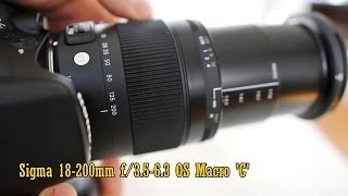 Sigma 18200mm f3563 OS Macro C lens review with samples [upl. by Notsle]