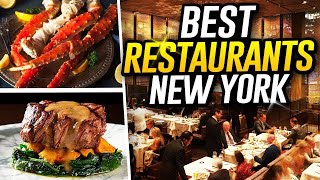 Top 10 Restaurants in New York City  Best Places to Eat in NYC [upl. by Aeel21]