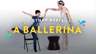 Kids Meet A Ballerina Ethan  Kids Meet  HiHo Kids [upl. by Celestyn110]