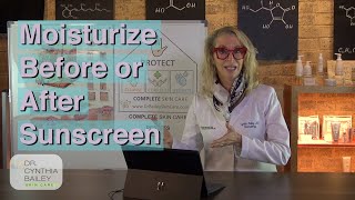 Dermatologist Skin Care  Sunscreen and Moisturizer to Fight Aging 2019 [upl. by Wiatt]