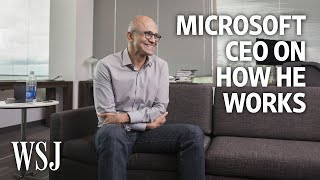 Microsoft CEO Satya Nadella How I Work  WSJ [upl. by Relyhs878]