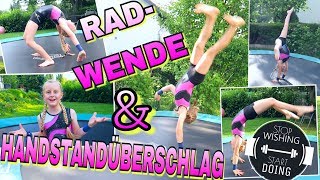 HANDSTANDÜBERSCHLAG amp RADWENDE Mavies Turnstunde [upl. by Secunda]