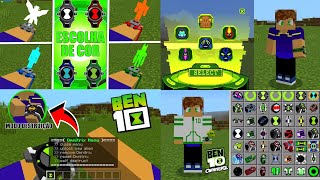 TOP 7 ADDON DO BEN 10 PARA MINECRAFT [upl. by Morocco]