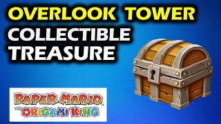 Overlook Tower All Collectible Treasure Locations  Paper Mario The Origami King [upl. by Gipps186]