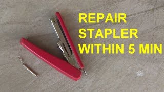 REPAIR STAPLER VERY EASYDIY [upl. by Noirrad]