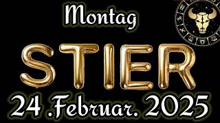 Horoskop heute Stier Und Tarot Montag 24 Februar 2025 [upl. by Chicky]