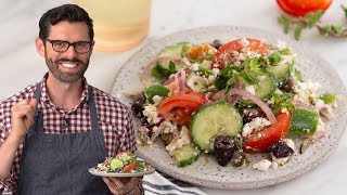 Easy Greek Salad Recipe [upl. by Bree569]