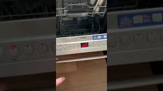 Kitchen Bosch dishwasher instructions [upl. by Luar]