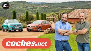 Volkswagen TCROSS SUV vs VW POLO  Prueba Comparativa  Test  Review en español  cochesnet [upl. by Ekoorb96]