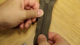 use plier to fix bag broken zipper [upl. by Odraode996]