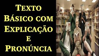 Aula de Francês  Texto Básico com Explicação e Pronúncia [upl. by Keverian]