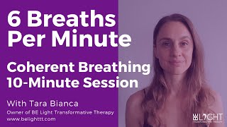 Guided Breath Session  Coherent Breathing  6 Breaths Per Minute [upl. by Ogait446]