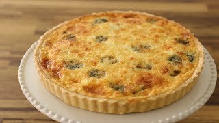 Spinach and cheese Quiche Recipe [upl. by Judye]