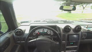 2003 Hummer H2 4x4 V8 POV Test Drive [upl. by Sirovart834]