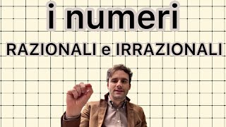 Numeri razionali e irrazionali differenze [upl. by Oiralih]