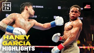 THREE KNOCKDOWNS  Devin Haney vs Ryan Garcia Fight Highlights [upl. by Stephannie]