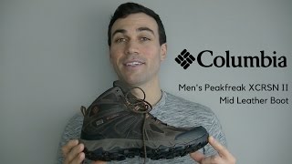 Columbia Men’s Peakfreak XCRSN II Mid Leather Boot  Tested amp Reviewed [upl. by Dionne]