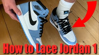 How to Lace Jordan 1  Loosely [upl. by Rugg]