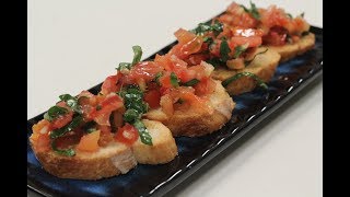 Bruschetta  Sanjeev Kapoor Khazana [upl. by Alvar220]