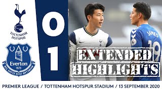 EXTENDED HIGHLIGHTS TOTTENHAM 01 EVERTON [upl. by Pablo]