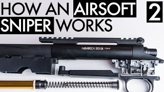 How an Airsoft Sniper works  Teching with Novritsch 1 [upl. by Esele]