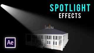 SPOTLIGHT EFFECTS IN AFTER EFFECTS  TUTORIAL [upl. by Dolf446]