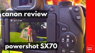 Camera Review Canon Powershot SX70 [upl. by Clie]