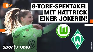 VfL Wolfsburg – SV Werder Bremen  Bundesliga Frauen 17 Spieltag Saison 202223  sportstudio [upl. by Sommers]