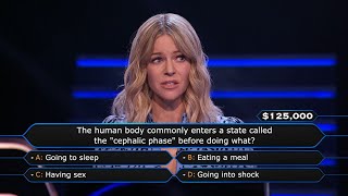 Kaitlin Olson Asks Jimmy Kimmel For Help  Who Wants To Be A Millionaire [upl. by Jacquenetta]