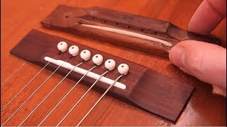 Guitar Repair  Replacing a Bridge [upl. by Laehctim]